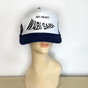 NEW Wabi Sabi Art Object Navy Trucker Hat / Cap